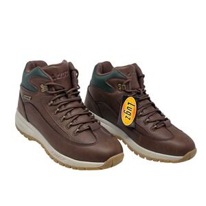 Lugz Rapid Mens Boots Chestnut Brown Hunter Green Mid Top Hiking Shoes Size 9